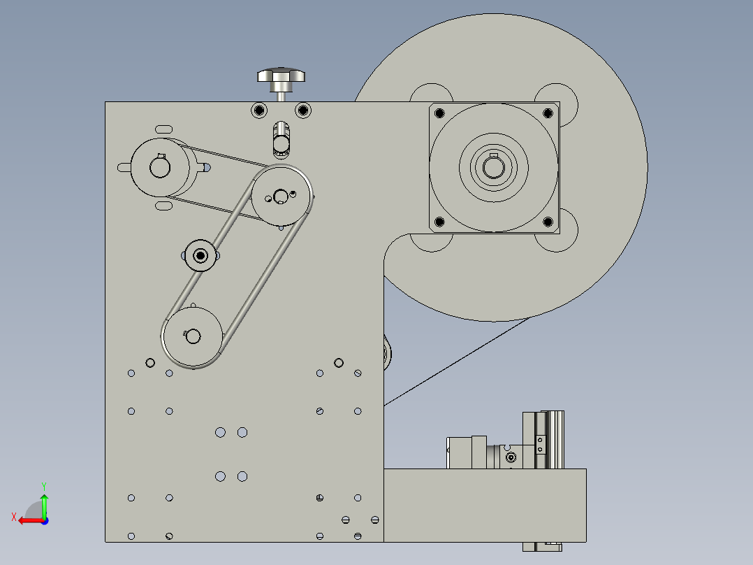 A-贴标模块后视图