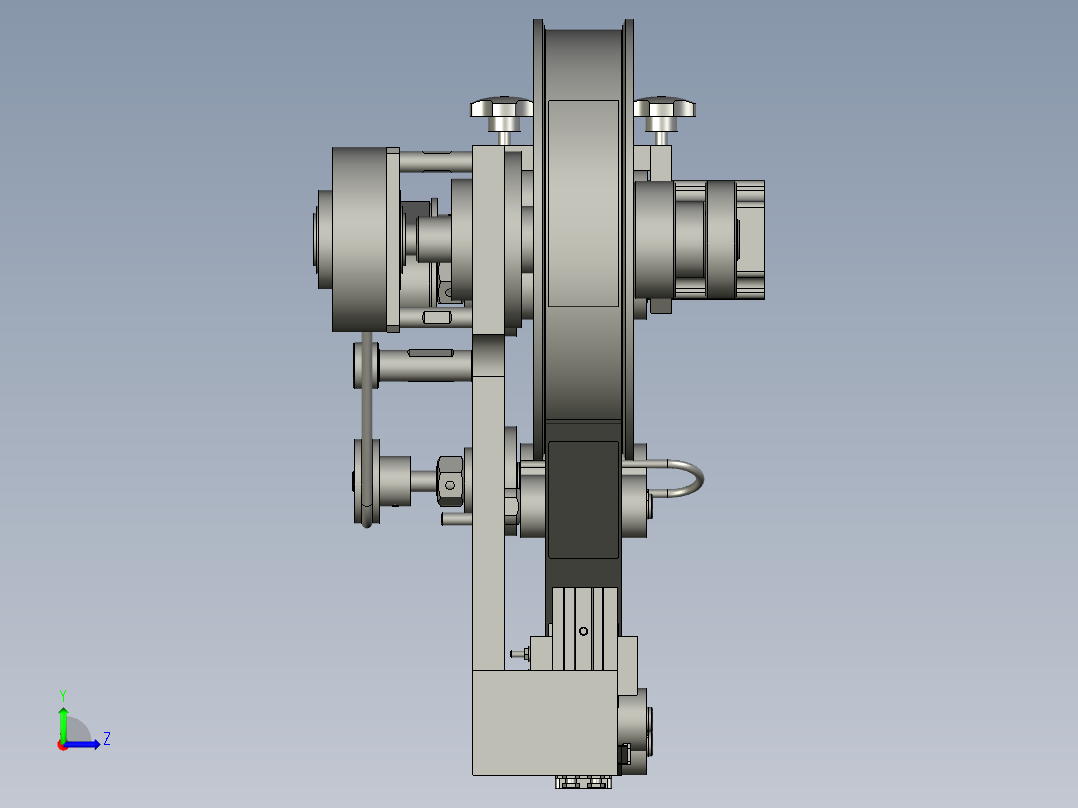 A-贴标模块左视图