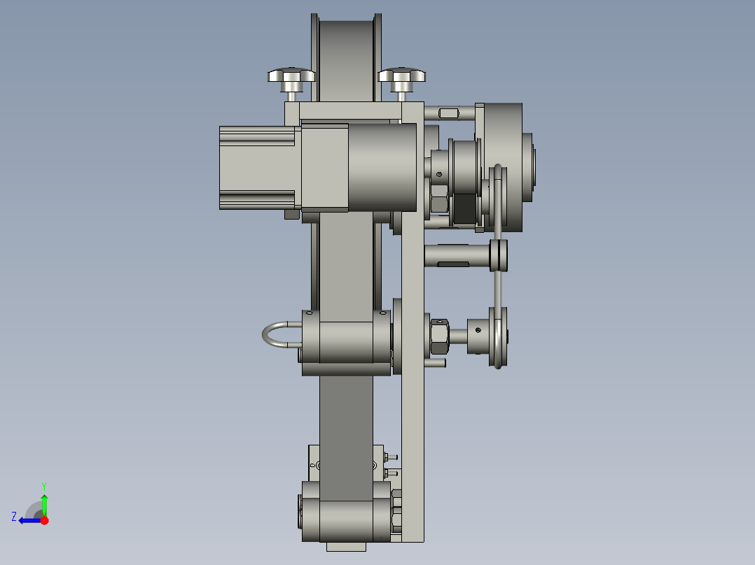 A-贴标模块右视图