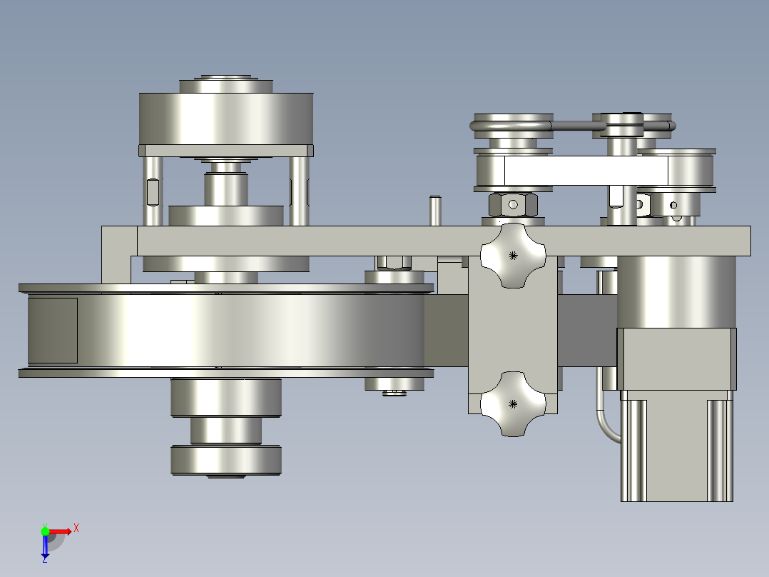 A-贴标模块俯视图