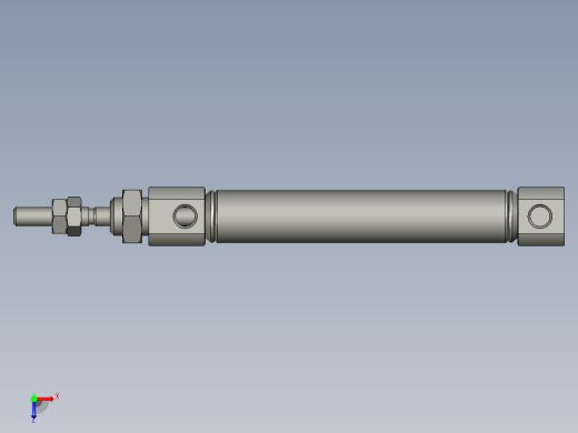 分料气缸PB10x40U(0)+()俯视缩略图