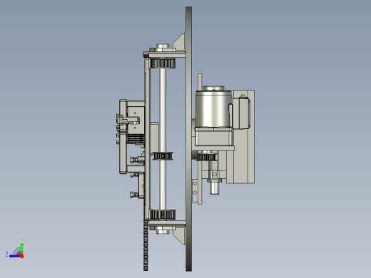 电子物料自动检测生产线设计-01旋转盘-v1右视缩略图