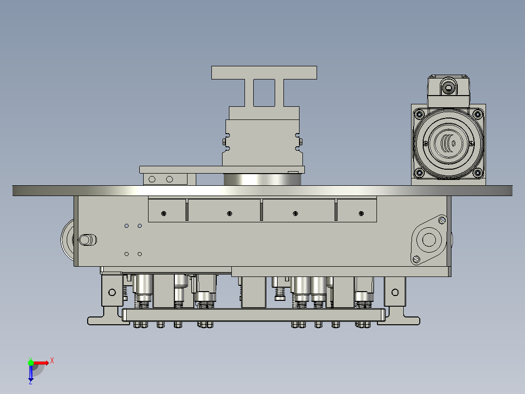 电子物料自动检测生产线设计-01旋转盘-v1俯视图
