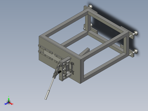 手压式胶皮裁剪装置