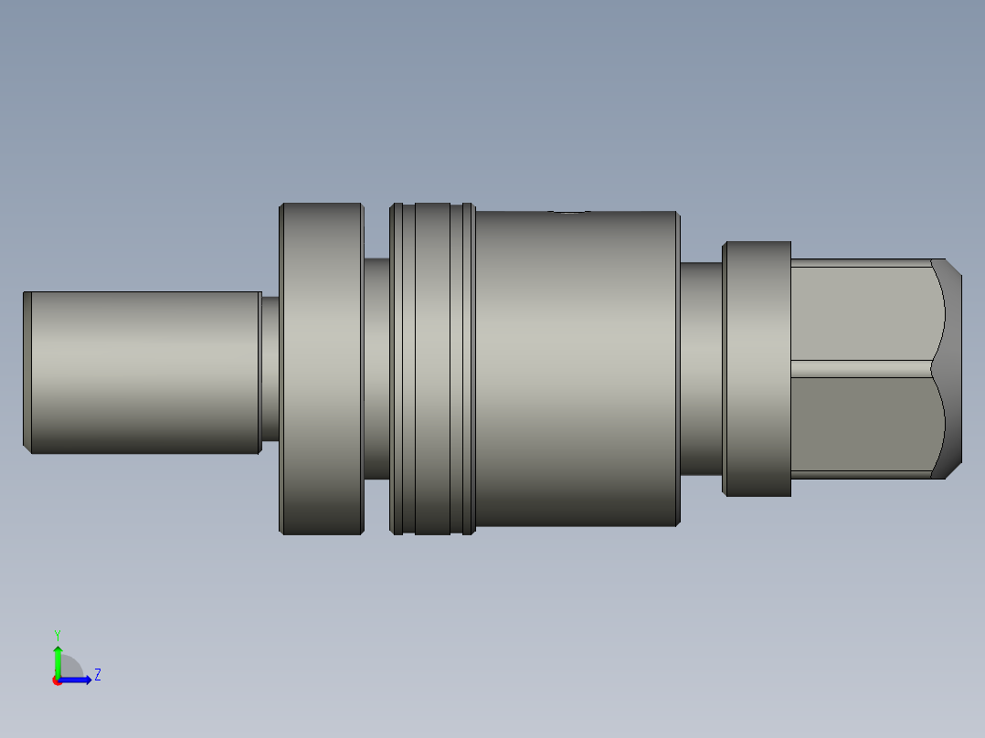 攻牙刀柄GS-TER20-D20左视图