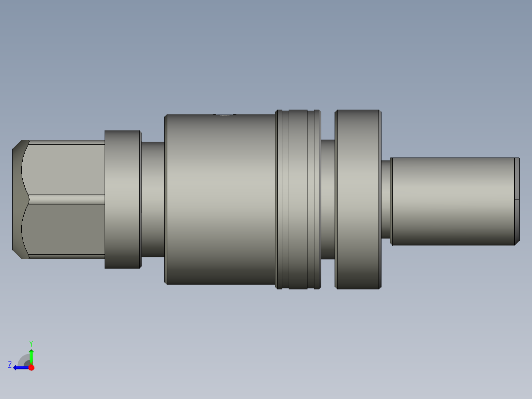 攻牙刀柄GS-TER20-D20右视图