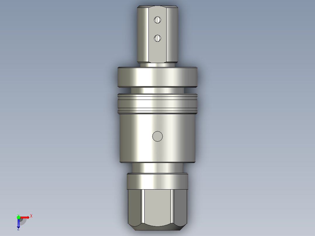 攻牙刀柄GS-TER20-D20俯视图