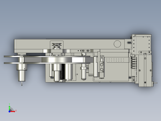 卷料机构装配前视缩略图