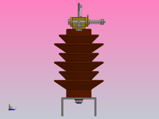 GW9-12户外高压隔离开关刀闸[GW9-12╱630]左视缩略图
