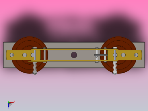 GW9-12户外高压隔离开关刀闸[GW9-12╱630]俯视缩略图
