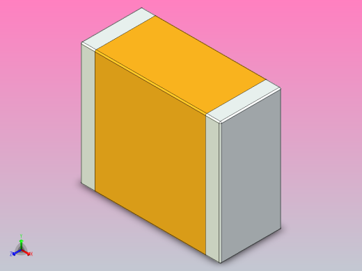 片式电容器封装 （SMD）CAPC5750X250N