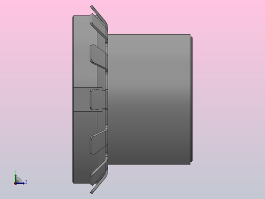 R21型胀紧联接套_R21-40-50左视缩略图