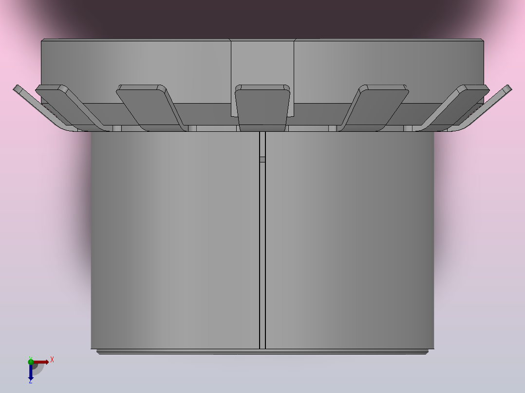 R21型胀紧联接套_R21-40-50俯视图
