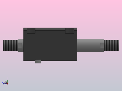 YBG-CS油压侧向双轴配管式薄型缸[YBG-CS63×60W]右视缩略图