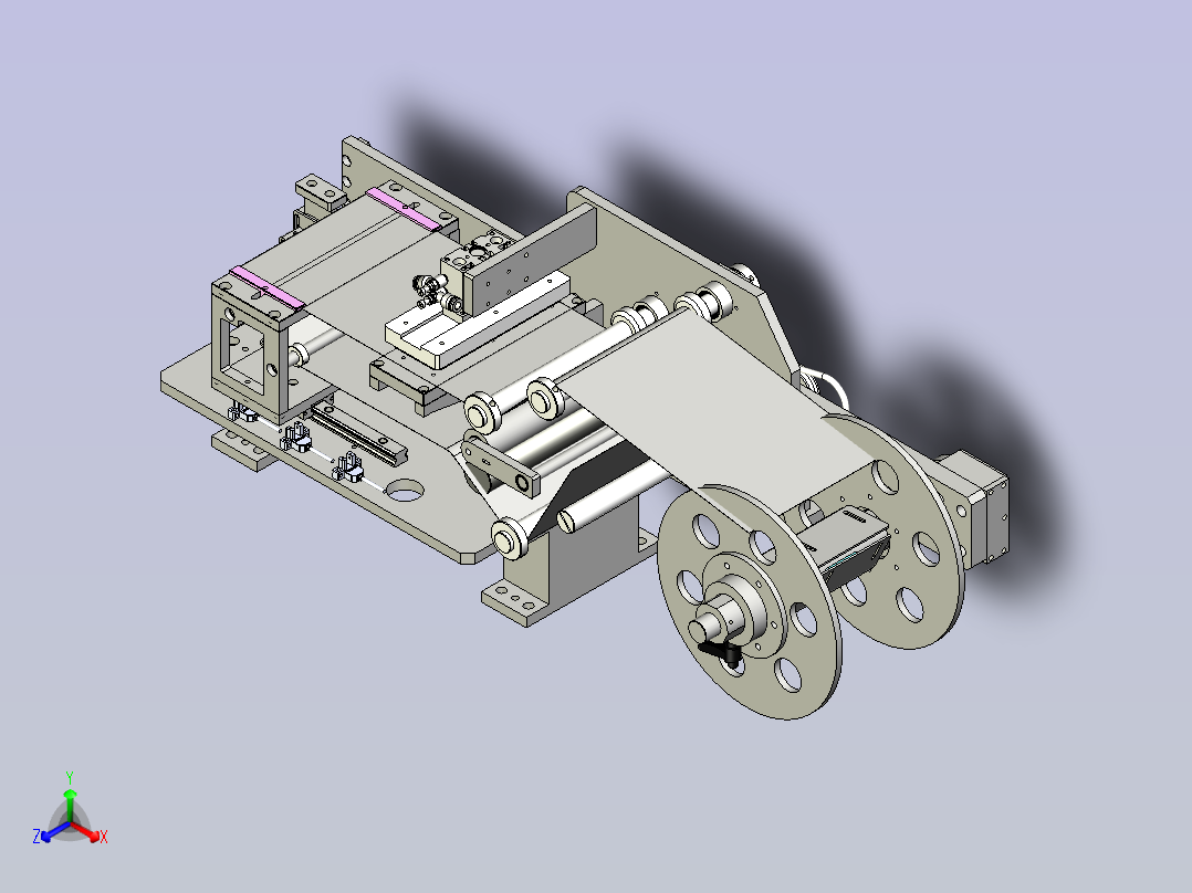 卷料供料器主视图