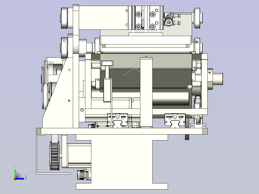 卷料供料器左视图