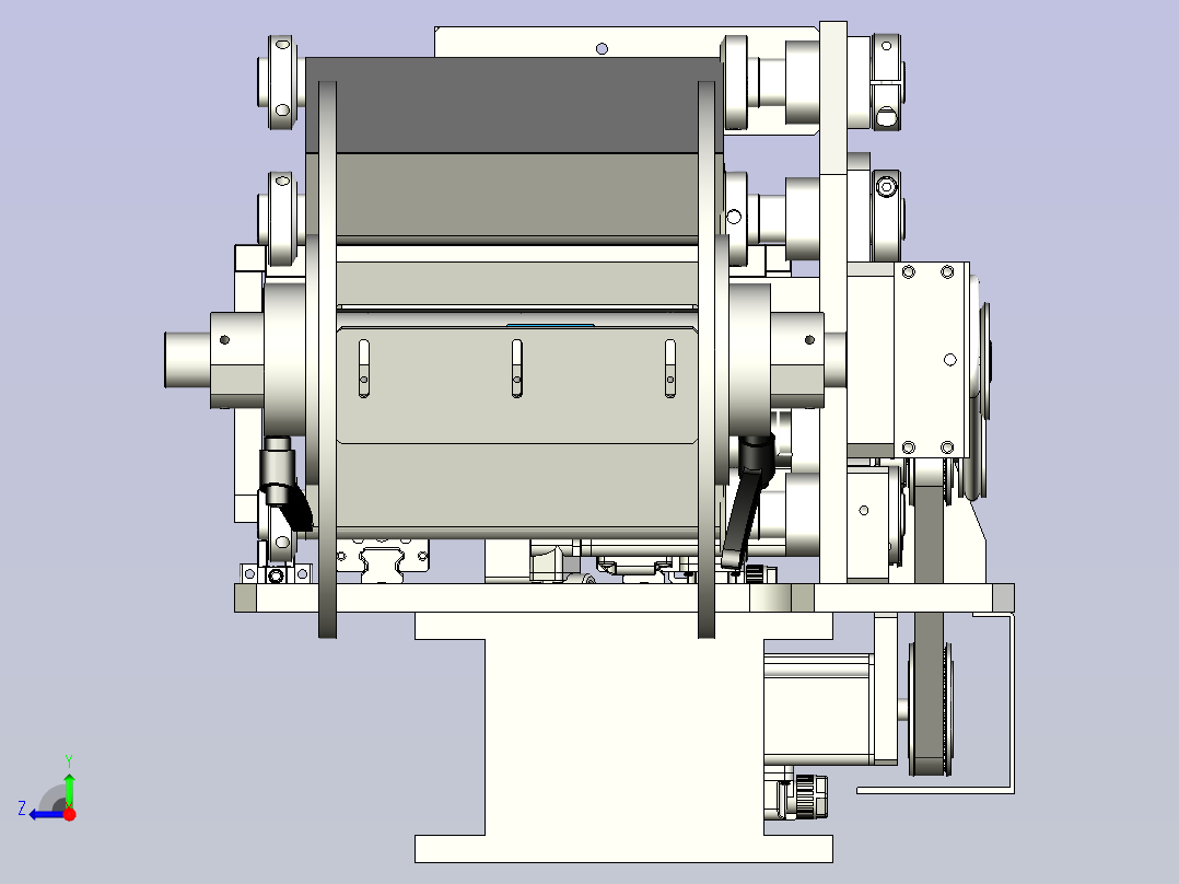卷料供料器右视图