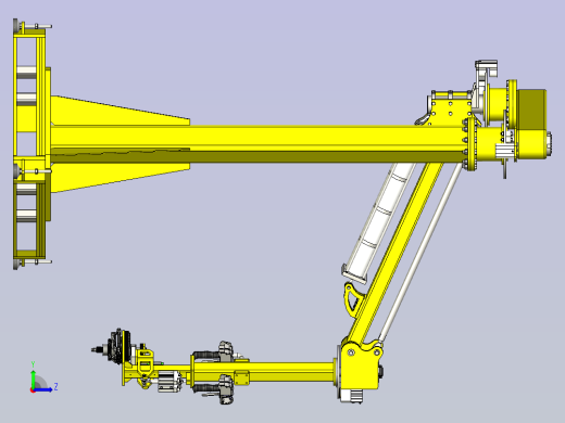 气动升降涨缩装置-左视缩略图