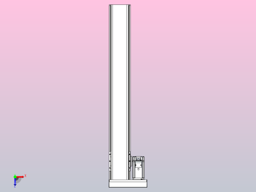 日规模组半封闭丝杆TPA-HNR-110D-1610C-L700-MR-Y-P40-N3俯视缩略图