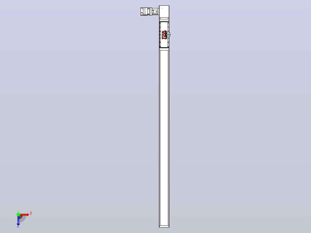 伺服电机集成皮带传动直线执行器TPA-OCB-120-224-L1950-DR-J90-N3..zip.zip俯视图