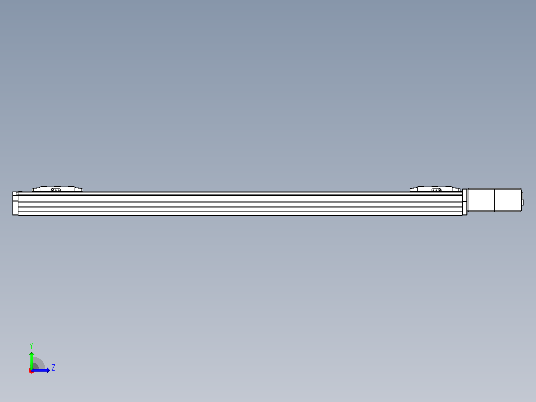 皮带直线轴双滑块型TPA-GCBS-80-P60-L425-QL-M20-N3左视图