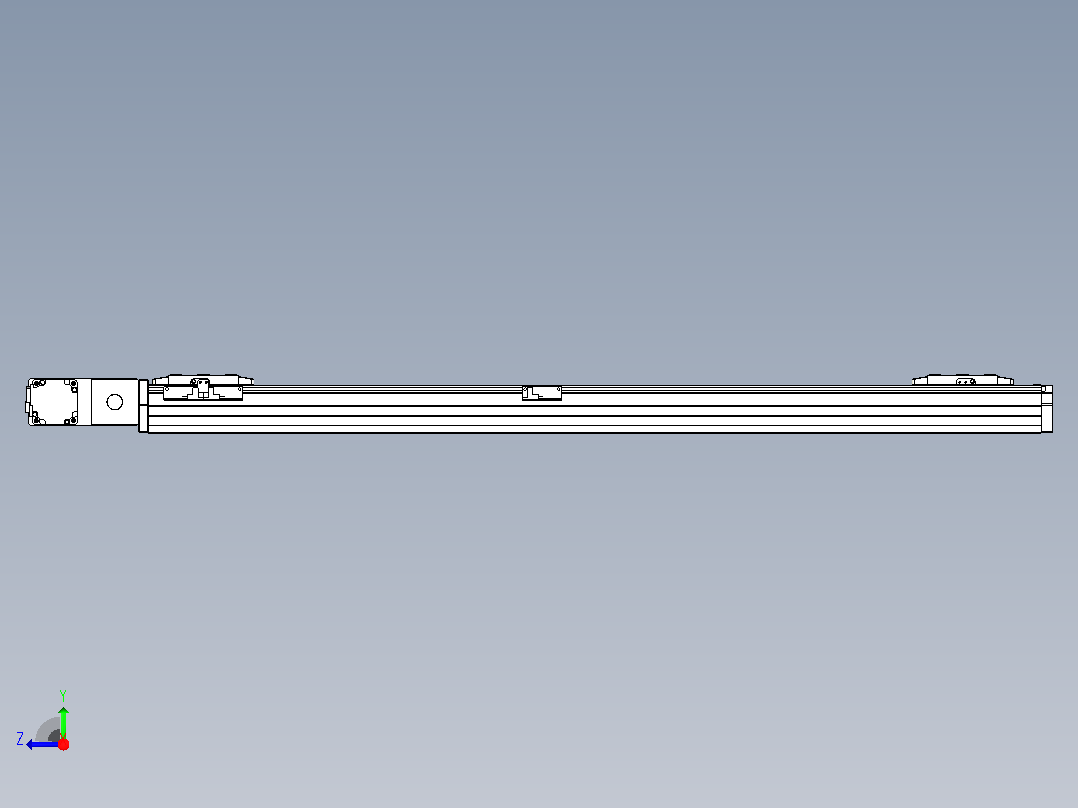 皮带直线轴双滑块型TPA-GCBS-80-P60-L425-QL-M20-N3右视图