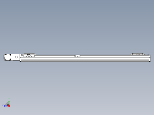 皮带直线轴双滑块型TPA-GCBS-80-P60-L425-QL-M20-N3右视缩略图