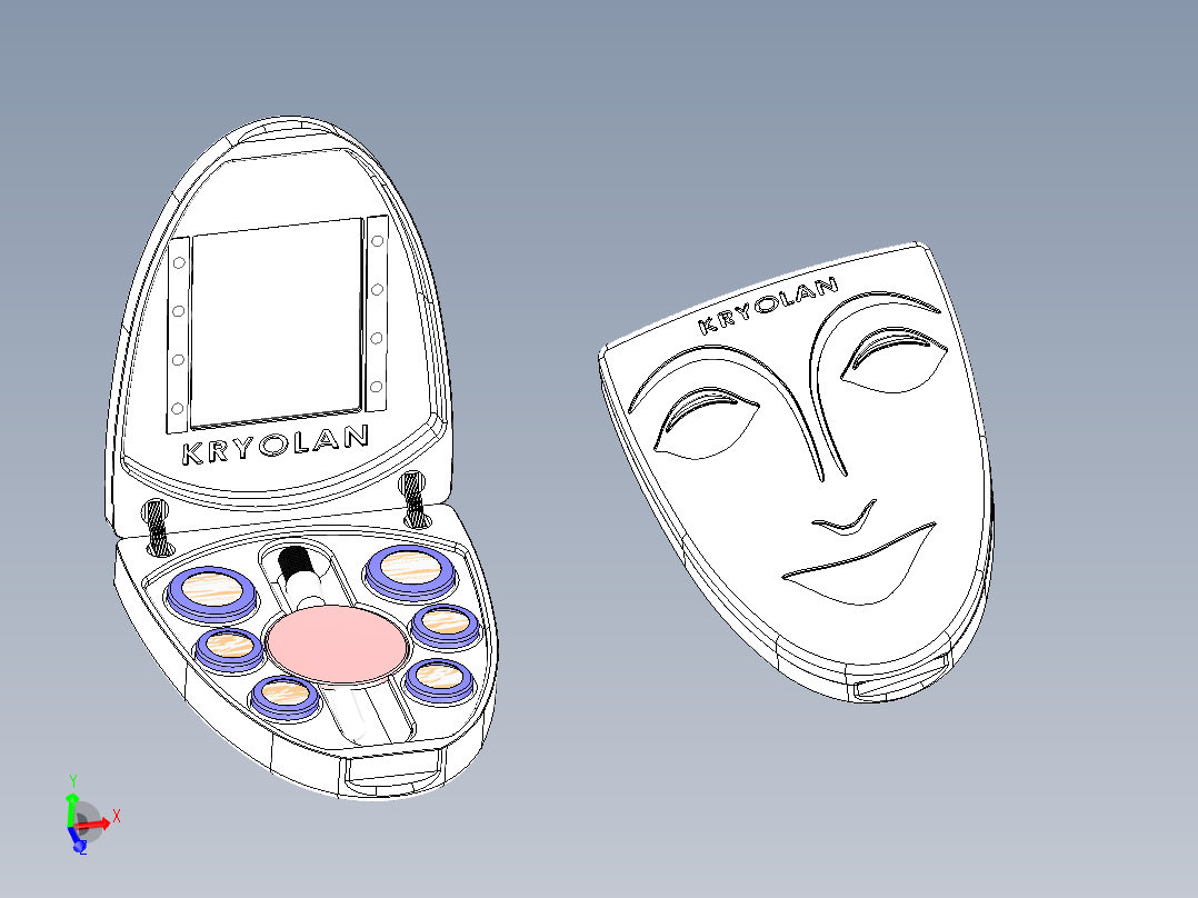 solidworks 化妆盒