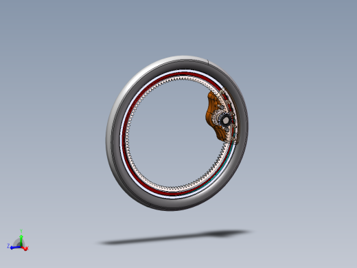 无轮毂自行车车圈