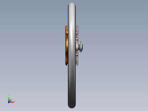 无轮毂自行车车圈前视缩略图