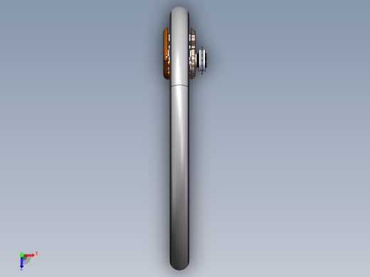 无轮毂自行车车圈俯视缩略图