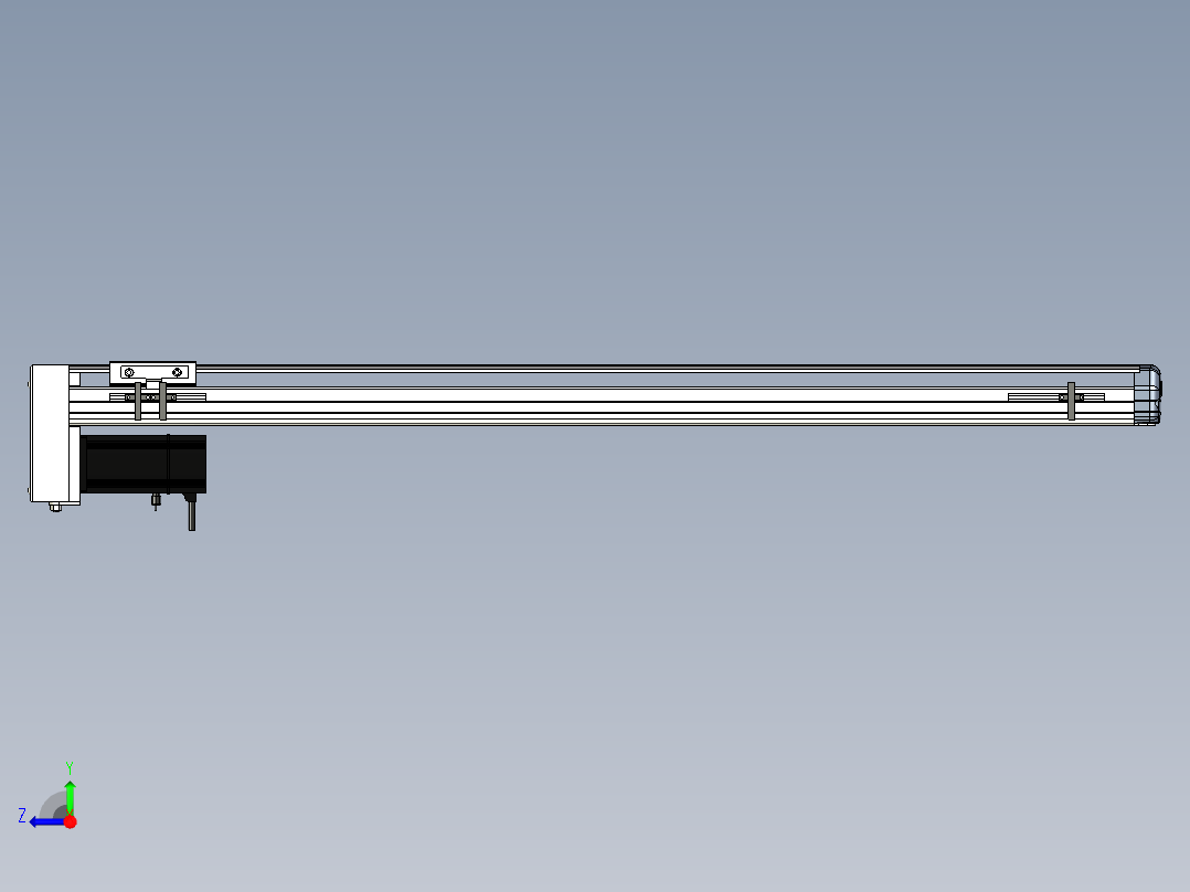 Toyo东佑达直线模组-ETH10-950-BM-200W+煞車右视图