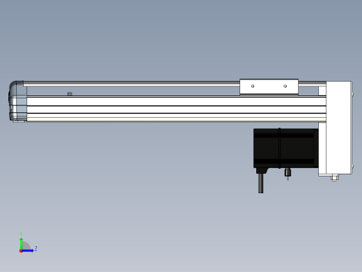 Toyo东佑达直线模组-ETH10-300-BM-200W左视缩略图