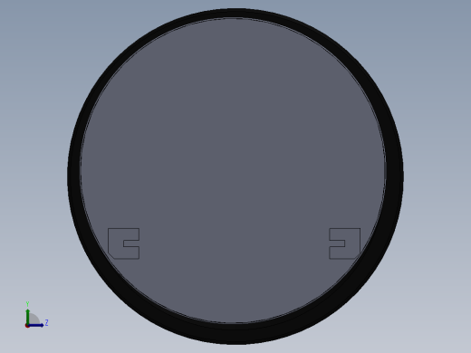 智能计数（轮）设计模型左视缩略图