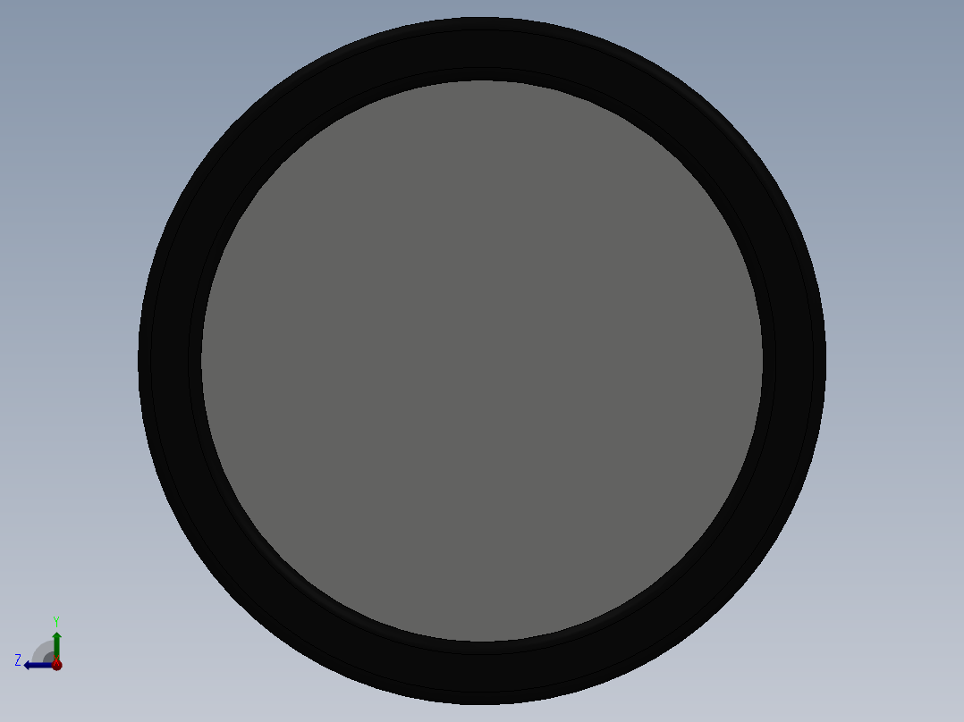 智能计数（轮）设计模型右视图