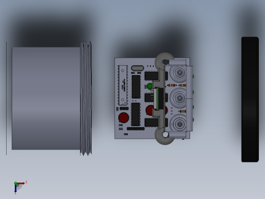 智能计数（轮）设计模型俯视缩略图