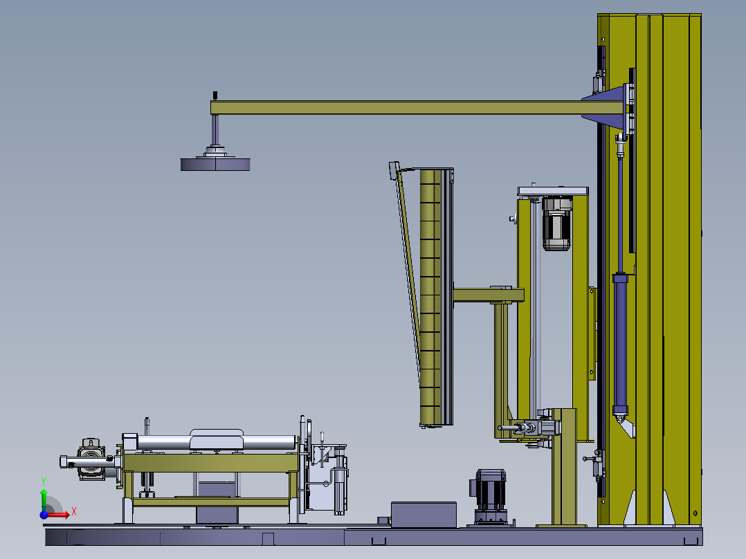 H518 缠膜机前视图