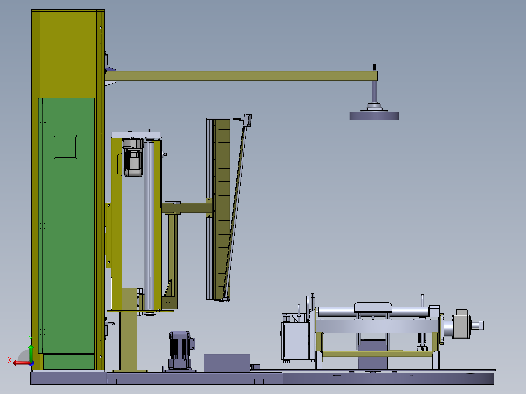 H518 缠膜机后视图