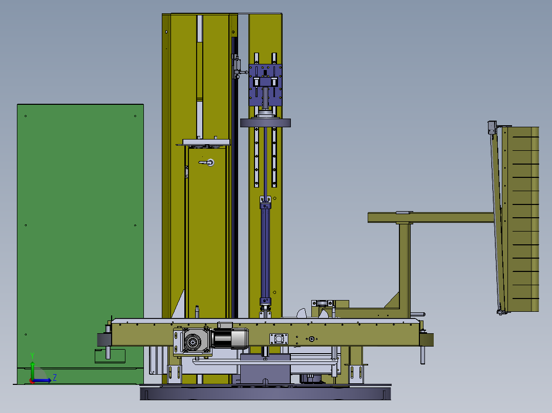 H518 缠膜机左视图