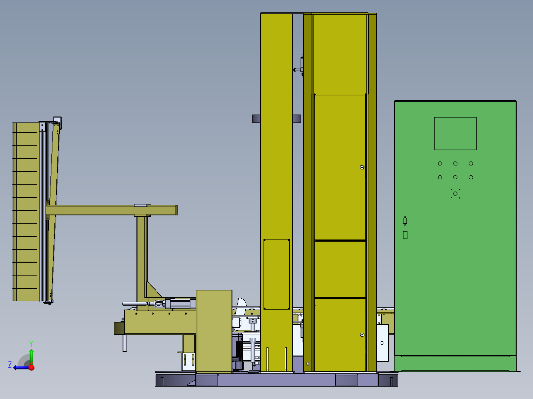H518 缠膜机右视图