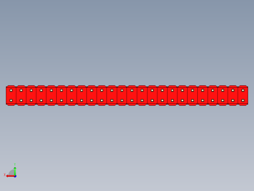 彩色公头100mil（2.54mm）系列-DS1021_red_2x24p_100mil_Type43_rev1.0后视缩略图
