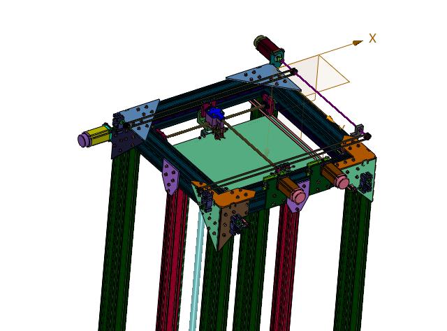 立式人物大Z轴3d打印设备