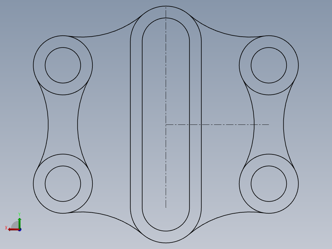 SW建模练习题-exercise 54后视图