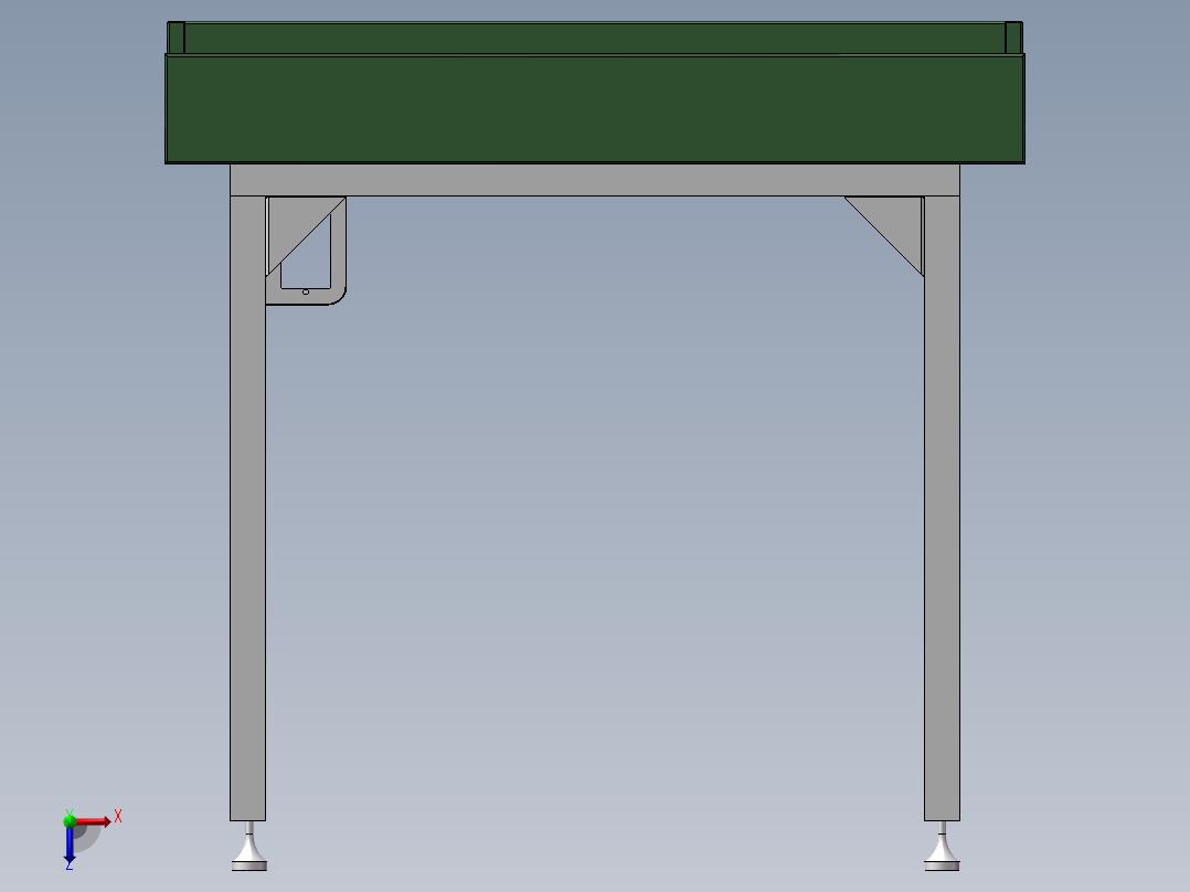 LCD玻璃传动流水线俯视图