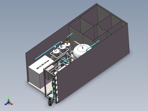 车载移动净水机主视缩略图