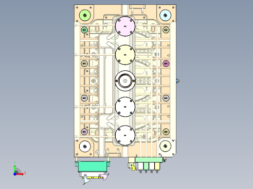 儿童款衣架（针阀热流道）前视缩略图