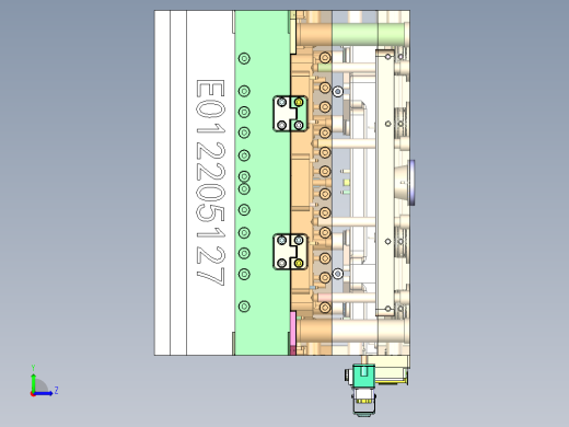 儿童款衣架（针阀热流道）左视缩略图