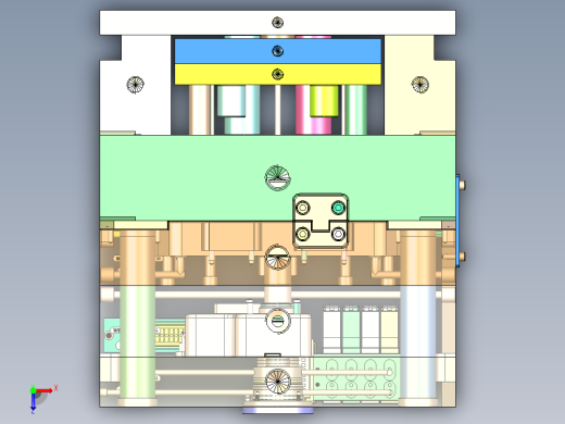 儿童款衣架（针阀热流道）俯视缩略图