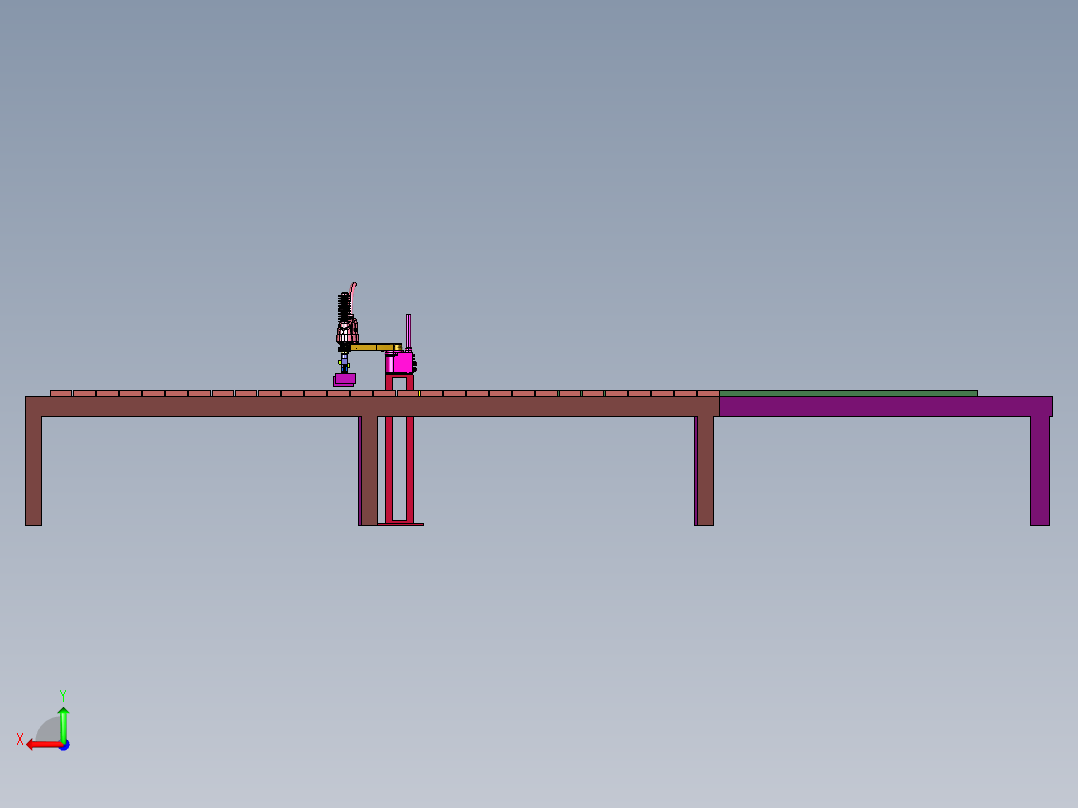 欧式蛋糕早餐面包入盒装盒机后视图