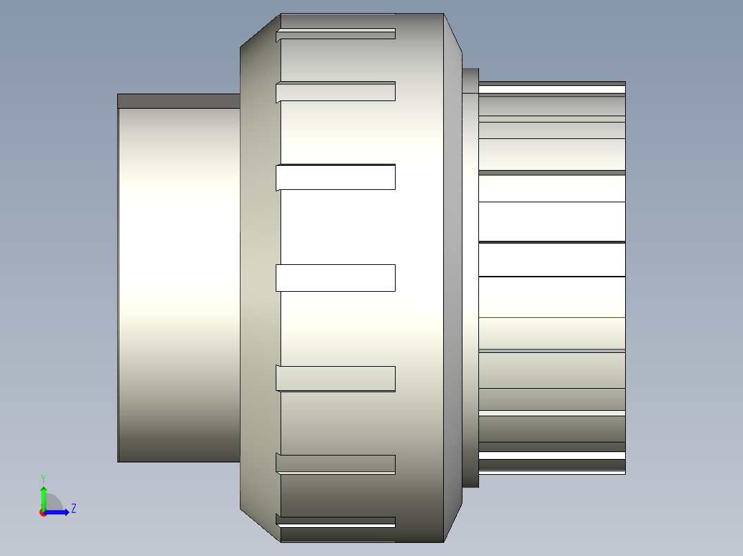 8BIFXC 适配器会在PVC-U 不锈钢溶剂焊接插座D和BSP螺纹a316l不锈钢母端R与EPDM或FPM材质的O形环钢左视图